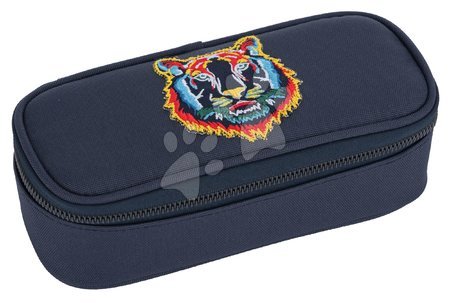 Iskolai kellékek - Tolltartó Pencil Box Tiger Navy Jeune Premier