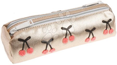 Schulfedertaschen - Federmäppchen Pencil Case Double Cherry Pompon Jeune Premier - 1