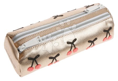 Školní penály - Školní penál Pencil Case Double Cherry Pompon Jeune Premier - 1