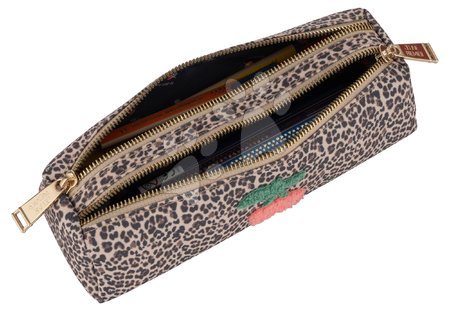 Školské potreby - Školský peračník Pencil Case Double Leopard Cherry Jeune Premier_1