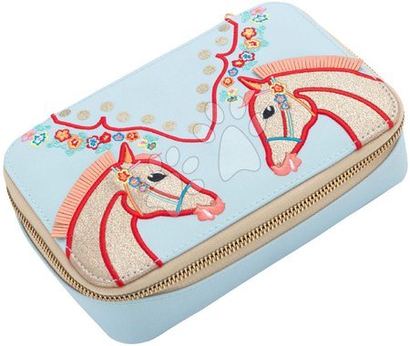 Školní penály - Školní penál Pencil Box Filled Cavalerie Florale Jeune Premier