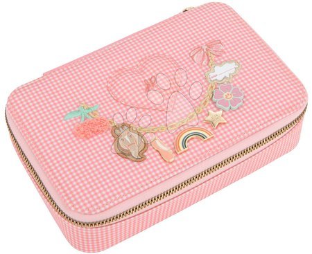 Kreativne i didaktičke igračke - Školska pernica Pencil Box Filled Vichy Love Pink Jeune Premier