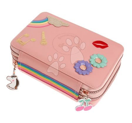 Kreativní a didaktické hračky - Školní penál Pencil Box Filled Lady Gadget Pink Jeune Premier