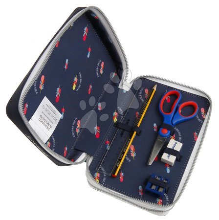Školní penály - Školní penál Pencil Box Filled Unicorn Gold Jeune Premier - 2