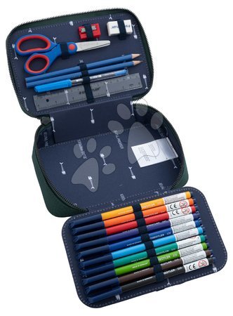 Školní penály - Školní penál Pencil Box Filled FC Jeune Premier - 1