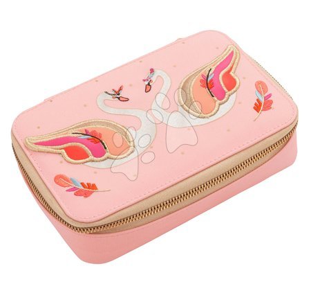 Školní penály - Školní penál Pencil Box Filled Pearly Swans Jeune Premier