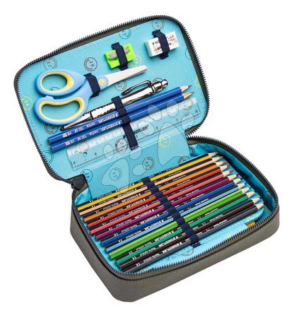 Schul-Federmäppchen - Federmäppchen Pencil Box Filled Big Five Khaki Jeune Premier - 2