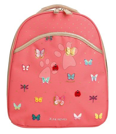 Jeune Premier - Školská taška batoh Backpack Ralphie Butterfly Pink Jeune Premier ergonomický luxusné prevedenie