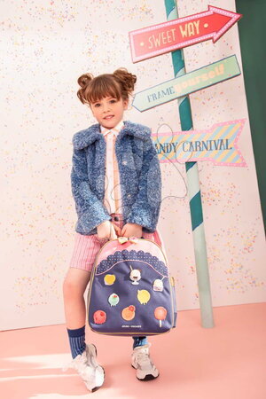 Školské tašky a batohy - Školská taška batoh Backpack Ralphie Disco Dip Jeune Premier ergonomický luxusné prevedenie 32*28 cm_0