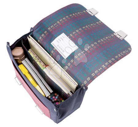 Školní aktovky - Školní aktovka Signature bag Midi Cherry Pink Jeune Premier - 4