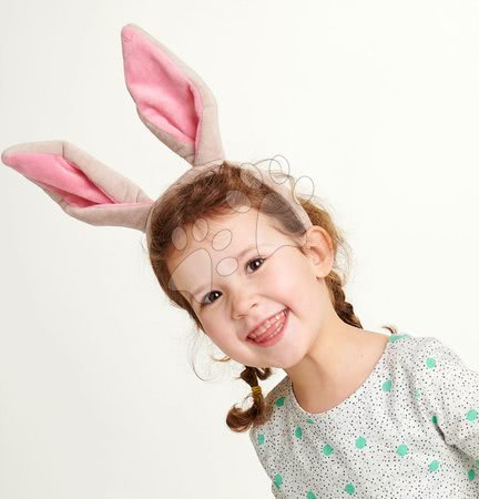 Zástery pre deti - Ušká pre malého zajačika Bunny Ears Headband ThreadBear