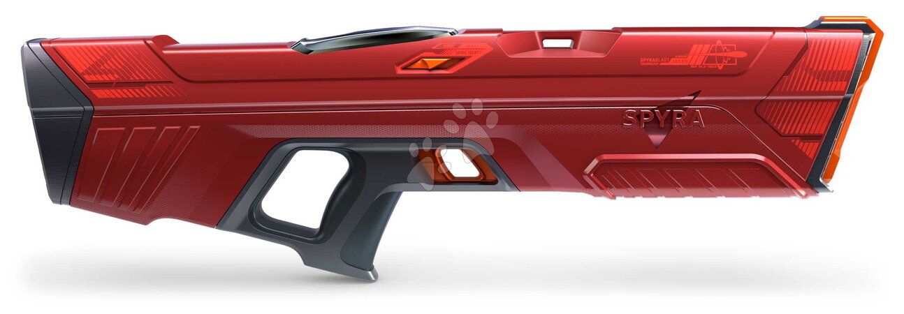 Vodní pistolky - Vodní pistole plně elektronická s automatickým nabíjením SpyraFour Red Spyra - 5
