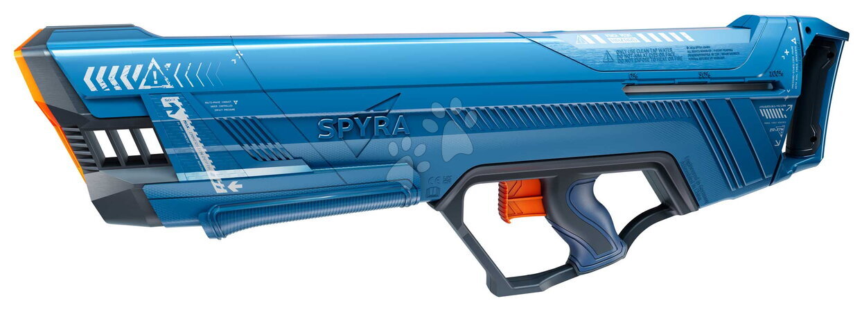 Vodné pištoľky - Vodná pištoľ s mechanickým nabíjaním SpyraDash Blue Spyra_1