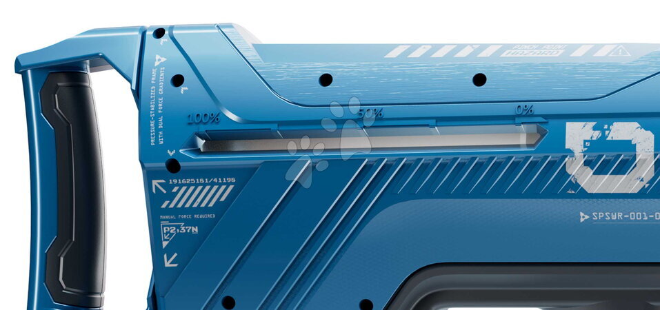 Vodní pistolky - Vodní pistole s mechanickým nabíjením SpyraDash Blue Spyra - 3