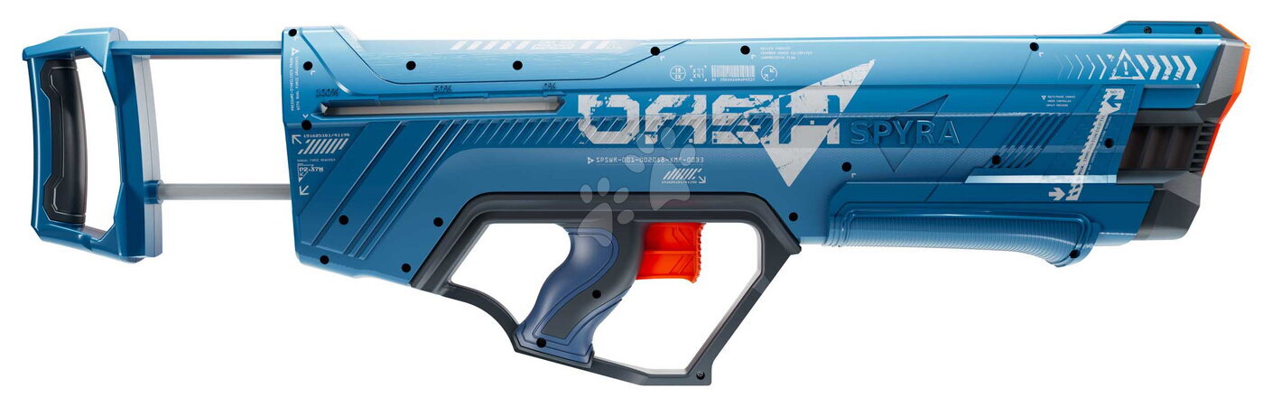 Vodní pistolky - Vodní pistole s mechanickým nabíjením SpyraDash Blue Spyra - 7