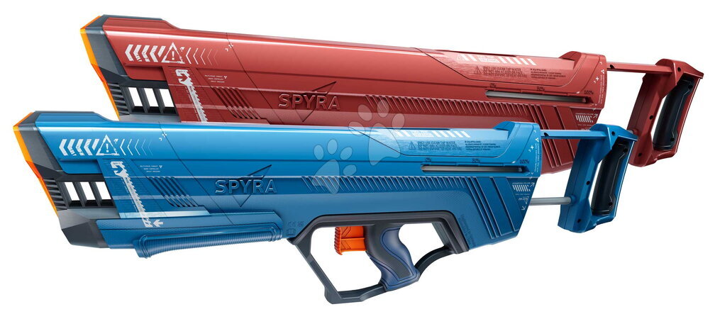 Vodné pištoľky - Vodné pištole s mechanickým nabíjaním SpyraDash Blue Red Spyra - 2