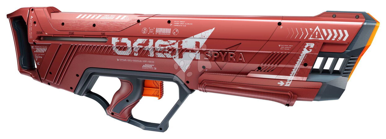 Vodné pištoľky - Vodná pištoľ s mechanickým nabíjaním SpyraDash Red Spyra