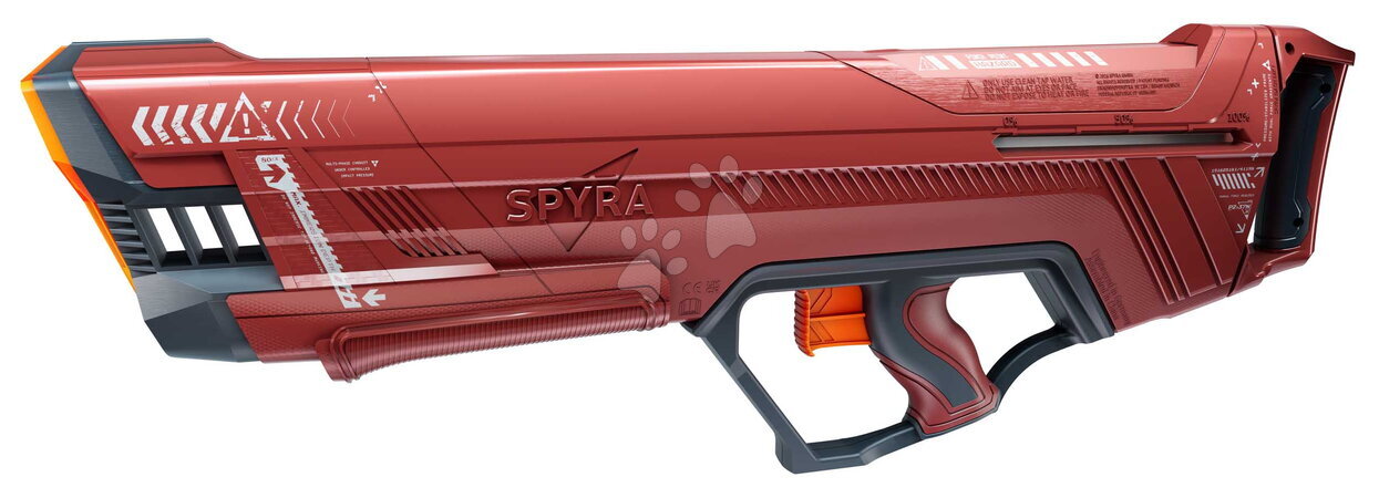Vodné pištoľky - Vodná pištoľ s mechanickým nabíjaním SpyraDash Red Spyra_1