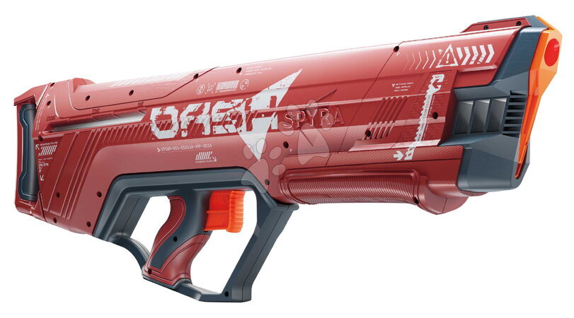 Vodní pistolky - Vodní pistole s mechanickým nabíjením SpyraDash Red Spyra - 2