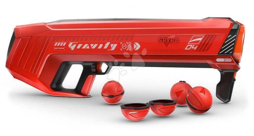 Hračky a hry na zahradu | Strana 2 - Vodný granátomet s farebným LED displejom SpyraGravity Blue Spyra