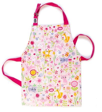 ThreadBear design - Predpasnik za otroke vrt z rožami Flora's Garden Apron ThreadBear