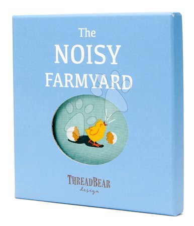 Hračky do postýlky - Textilná knižka Noisy Farmyard Rag Book Threadbear_1