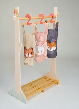 Zástery pre deti - Zástera pre deti Medveď Bear Linen Cotton Apron ThreadBear_1