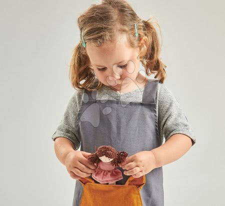 Zástery pre deti - Zástera pre deti Líška Fox Linen Cotton Apron ThreadBear_1