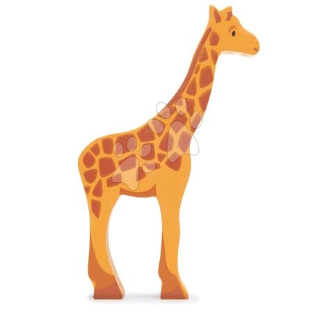 Jucării din lemn  - Girafa din lemn Giraffe Tender Leaf Toys