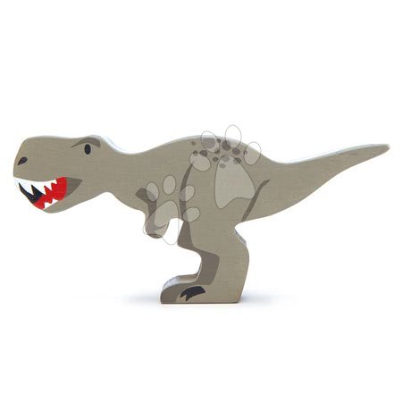 Drevené didaktické hračky - Drevený dinosaurus Tyrannosaurus Rex Tender Leaf Toys