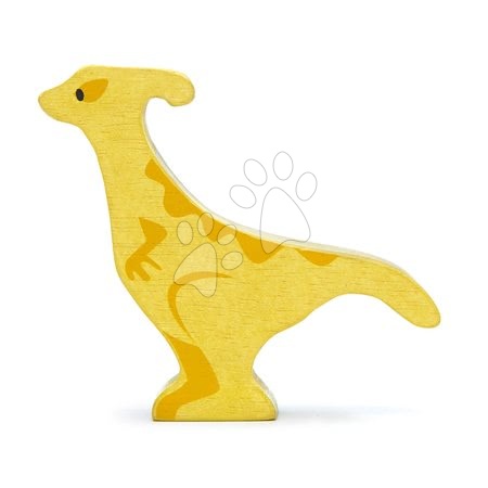 Drevené didaktické hračky - Drevený dinosaurus Parasaurolophus Tender Leaf Toys