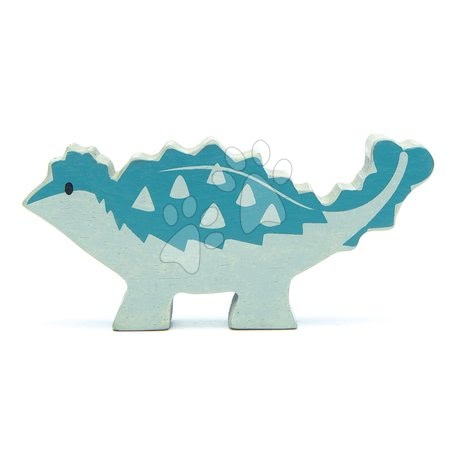 Dřevěné hračky - Dřevěný dinosaurus Ankylosaurus Tender Leaf Toys