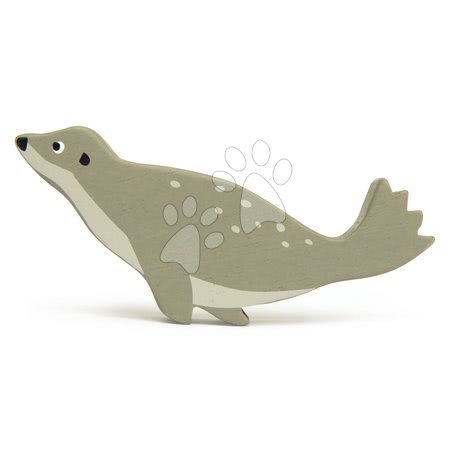 Fa gyerekjátékok - Fa fóka Seal Tender Leaf Toys