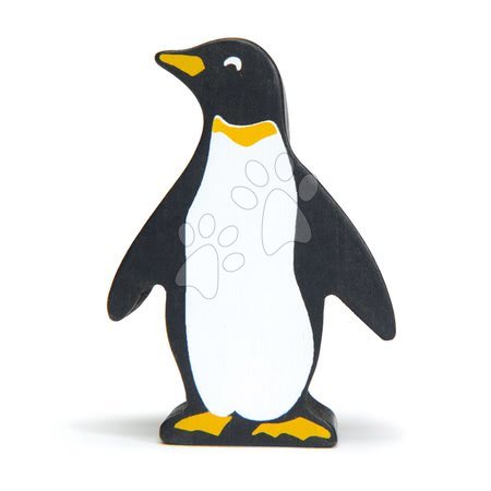 Fa gyerekjátékok - Fa pingvin Penguin Tender Leaf Toys