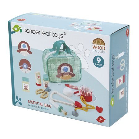 Jocuri din lemn pentru profesii - Geantă medicală Medical Bag Tender Leaf Toys - 3
