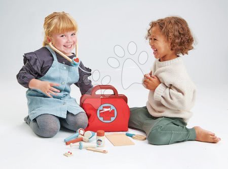 Fajátékok szerepjátékhoz - Fa orvosi táska Doctor's Bag Tender Leaf Toys - 6