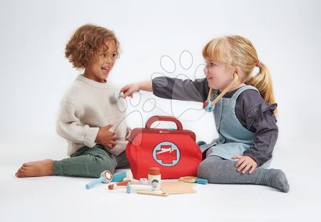 Fajátékok szerepjátékhoz - Fa orvosi táska Doctor's Bag Tender Leaf Toys - 8