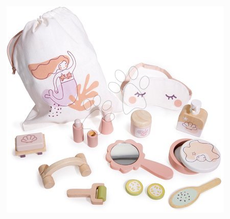 Jucării din lemn  - Set de baie din lemn pentru o păpușă Spa Retreat Set Tender Leaf Toys