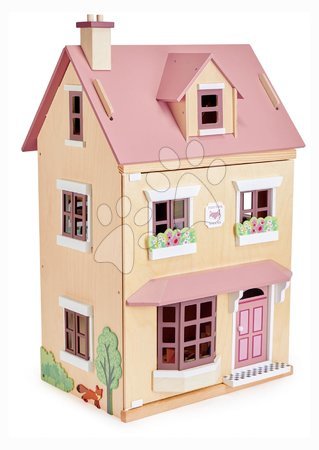 Tender Leaf Toys - Stadtspielhaus für eine Puppe aus Holz Foxtail Villa Tender Leaf Toys
