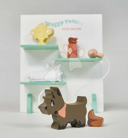 Holzpuppenhäuser - Holz-Hundefrisiersalon Waggy Tails Dog Salon von Tender Leaf Toys - 3