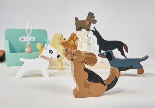 Holzpuppenhäuser - Holz-Hundefrisiersalon Waggy Tails Dog Salon von Tender Leaf Toys - 4
