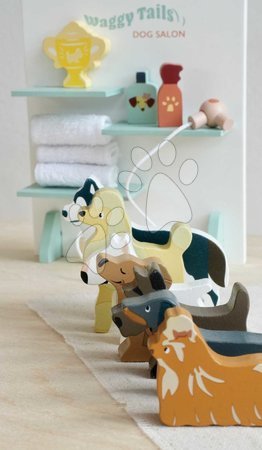 Holzpuppenhäuser - Holz-Hundefrisiersalon Waggy Tails Dog Salon von Tender Leaf Toys - 8