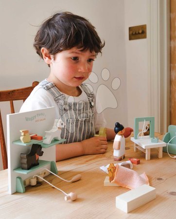 Holzpuppenhäuser - Holz-Hundefrisiersalon Waggy Tails Dog Salon von Tender Leaf Toys - 26