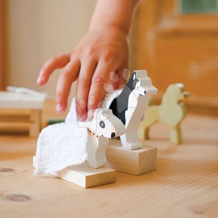 Holzpuppenhäuser - Holz-Hundefrisiersalon Waggy Tails Dog Salon von Tender Leaf Toys - 30