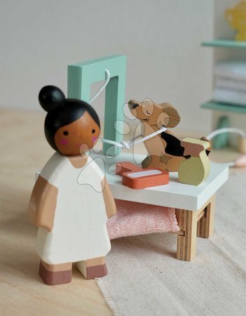 Holzpuppenhäuser - Holz-Hundefrisiersalon Waggy Tails Dog Salon von Tender Leaf Toys - 13