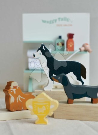 Holzpuppenhäuser - Holz-Hundefrisiersalon Waggy Tails Dog Salon von Tender Leaf Toys - 14