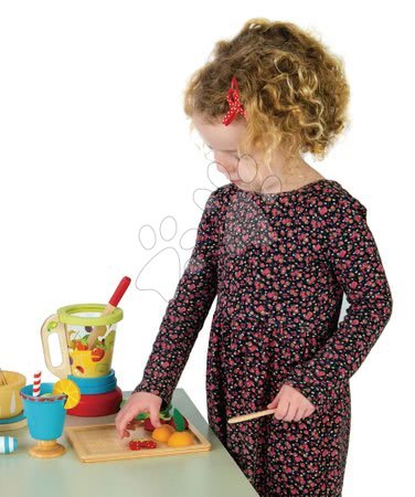 Lesene kuhinje - Leseni mešalnik s sadjem Smoothie Maker Tender Leaf Toys - 1