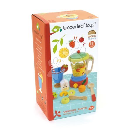 Lesene kuhinje - Leseni mešalnik s sadjem Smoothie Maker Tender Leaf Toys - 3