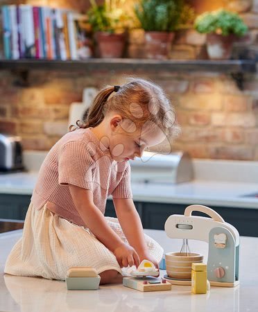 Fa játékkonyhák - Fa konyhai robotgép Home baking set Tender Leaf Toys - 2