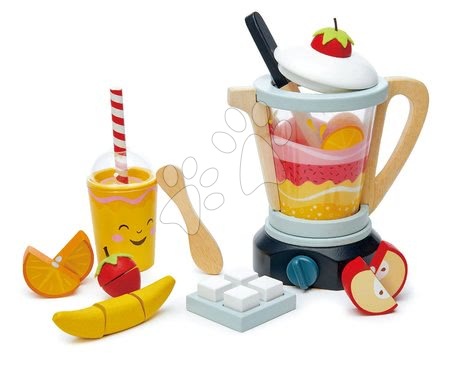 Bucătării de jucărie - Mixer din lemn Fruity Blender Tender Leaf Toys